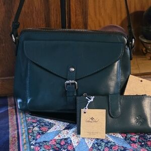 Patricia Nash Avellino Crossbody Bag & Matching Color PN Wallet NWT